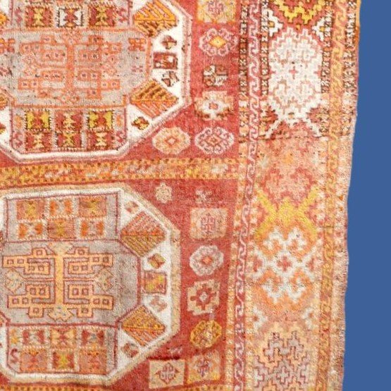 Tapis Anatolien ancien, 117 x 217 cm, région de Sivas, laine sur laine nouée main, vers 1900-20-photo-3