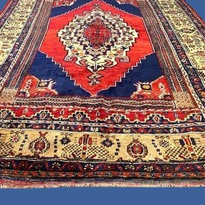 Kutaya Rug, 150 X 225 Cm, Hand-knotted Wool On Wool, Anatolia, Turkey, Circa 1970, Perfect-photo-1