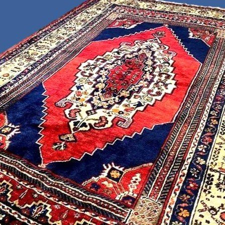 Kutaya Rug, 150 X 225 Cm, Hand-knotted Wool On Wool, Anatolia, Turkey, Circa 1970, Perfect-photo-2