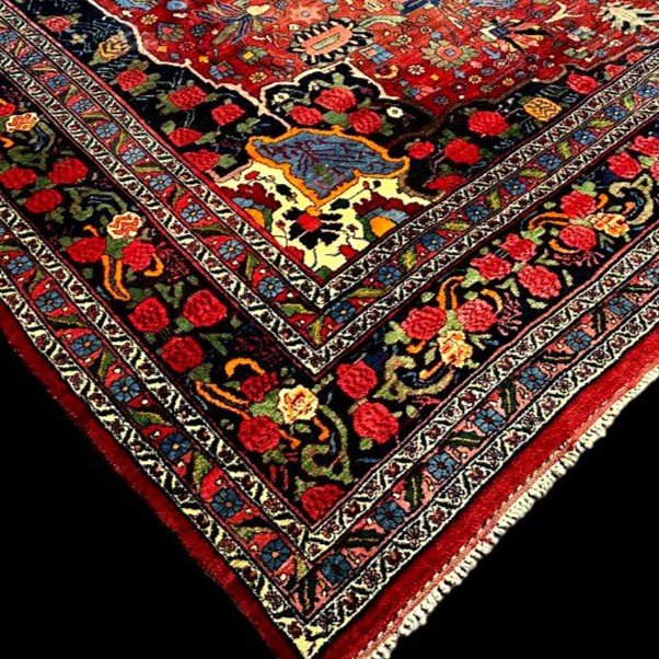 Old Bidjar Rug, 270 X 355 Cm, Hand-knotted Wool Circa 1920-1930 In Iran, In Very Good Condition -photo-1