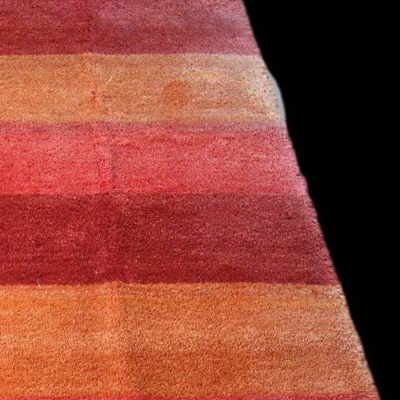 Tapis Gabbeh, 140 x 200 cm, laine nouée main, Iran vers 1970-1980, parfait état, épaisseur 3 cm-photo-2