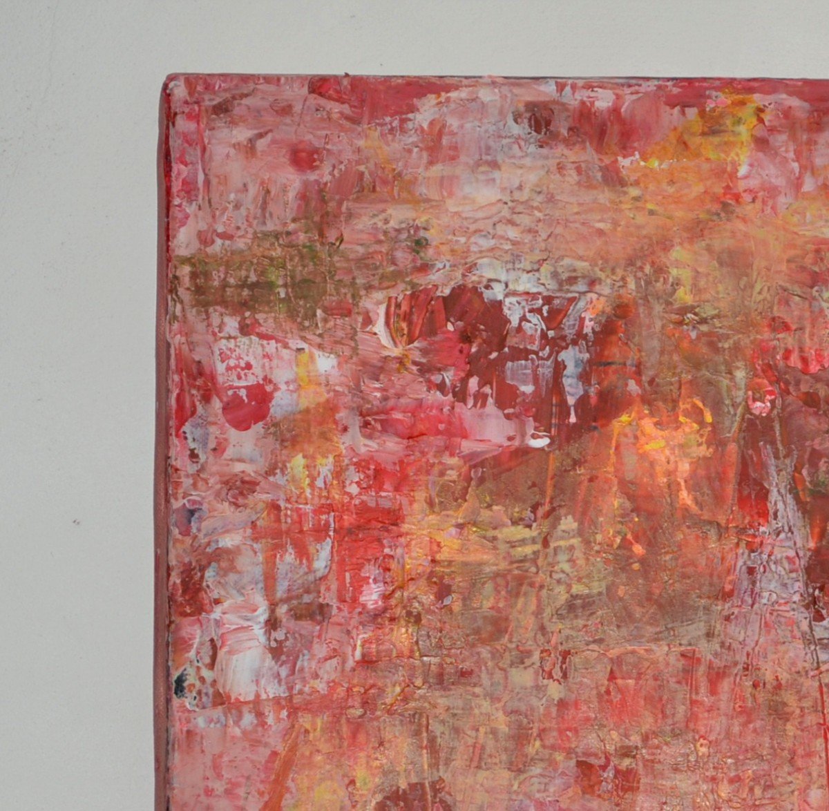 Erwin Steinbach (1964-) Mixed Media, 41 X 33 Cm, Acrylic, Oil, Ink On Canvas-photo-3