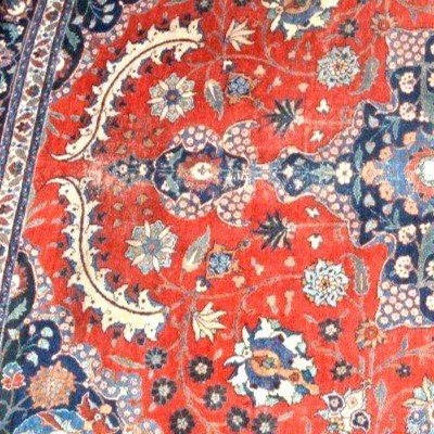 Tabriz ancien, 290 x 373 cm, laine nouée main en Iran, Perse, début du XXème siècle , 1900-1930-photo-4
