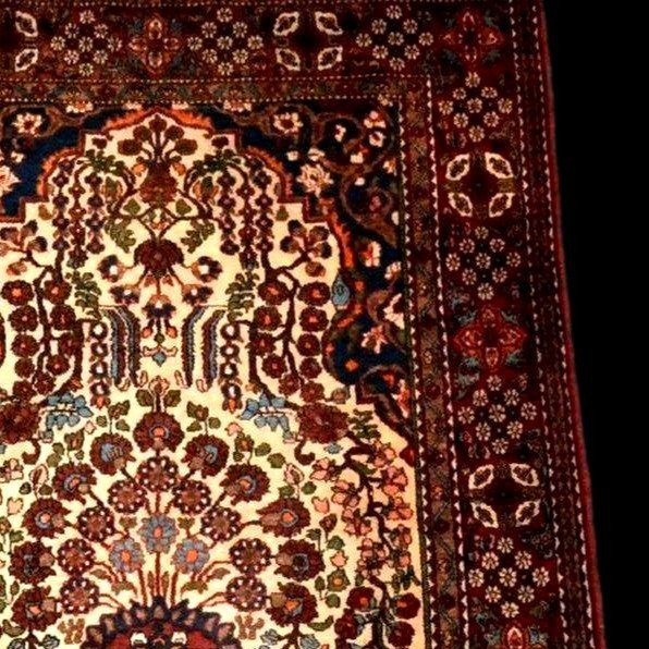 Tapis Téhéran ancien, 138 cm x 206 cm, laine nouée main en Iran, début du XXème, 1920-1930-photo-2
