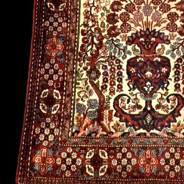 Tapis Téhéran ancien, 138 cm x 206 cm, laine nouée main en Iran, début du XXème, 1920-1930-photo-4