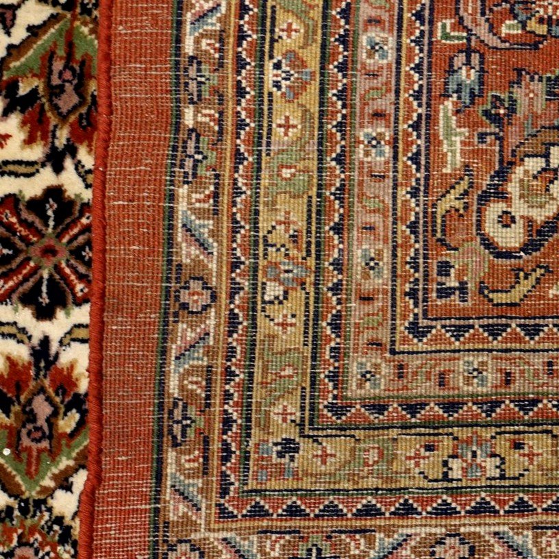 Tapis Sarough, 300 x 388 cm, laine nouée main, tapis de belle taille vers 1980, très bon état-photo-7