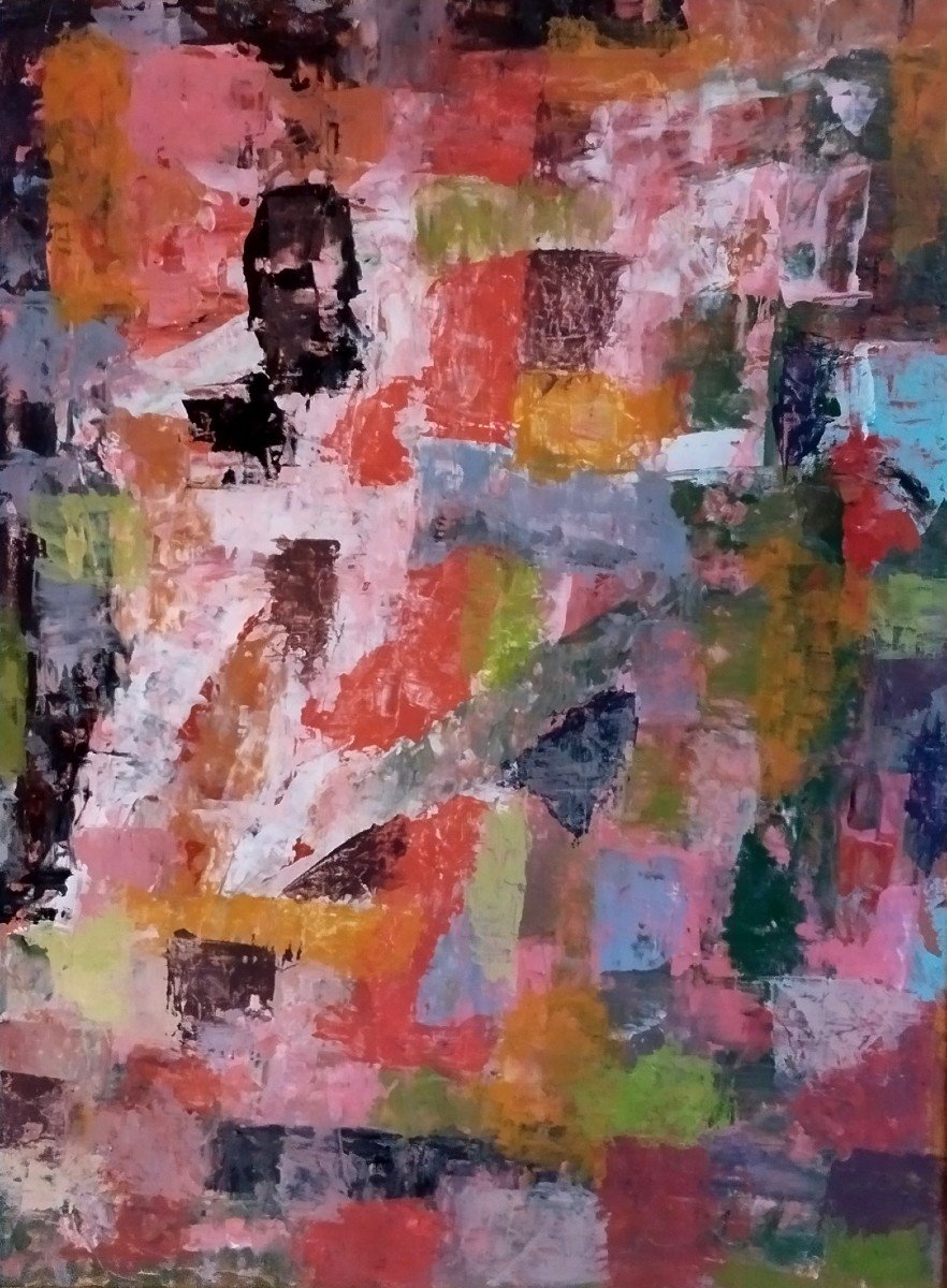 Erwin, Steinbach (1964), "summer Winter, January 2018" Acrylic On Framed Wood Panel-photo-2