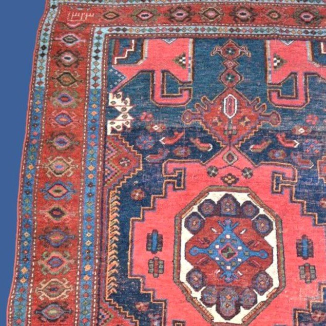 Tapis Kazak Lambalo, 125 x 194 cm, laine nouée main, Caucase, 1970-photo-4