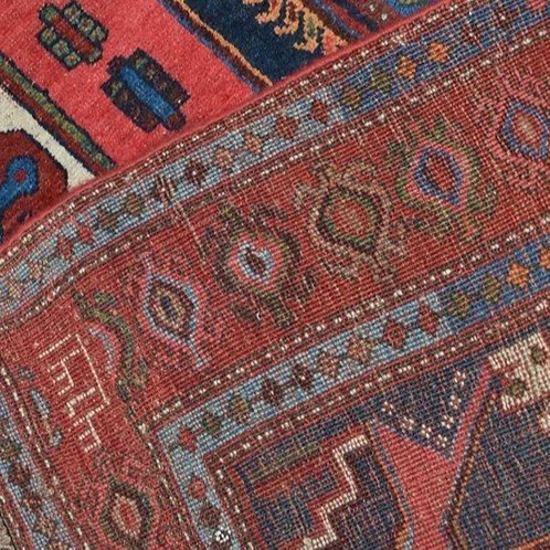 Tapis Kazak Lambalo, 125 x 194 cm, laine nouée main, Caucase, 1970-photo-7