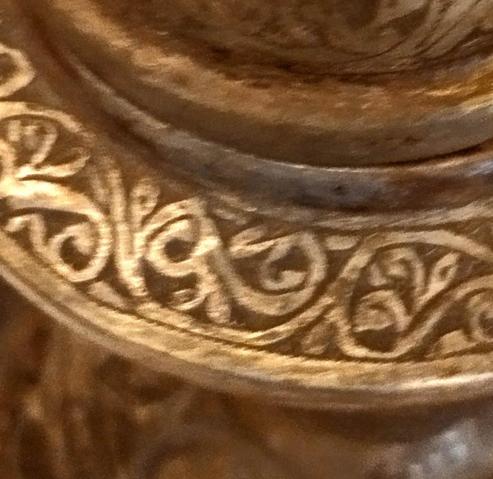 "the Deer Hunt" Ewer, Engraved Tinned Copper, Uzbekistan, 19th Century, Central Asia-photo-6