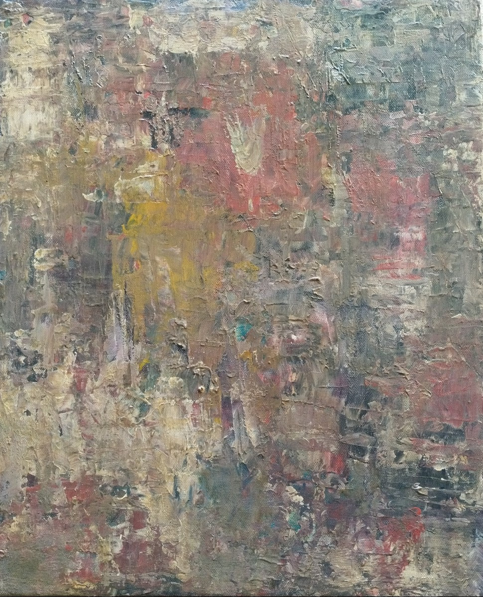 Erwin Steinbach "Un matin de printemps, tôt"  46 x 38, Acrylique & huile sur toile, Mars 2025-photo-2