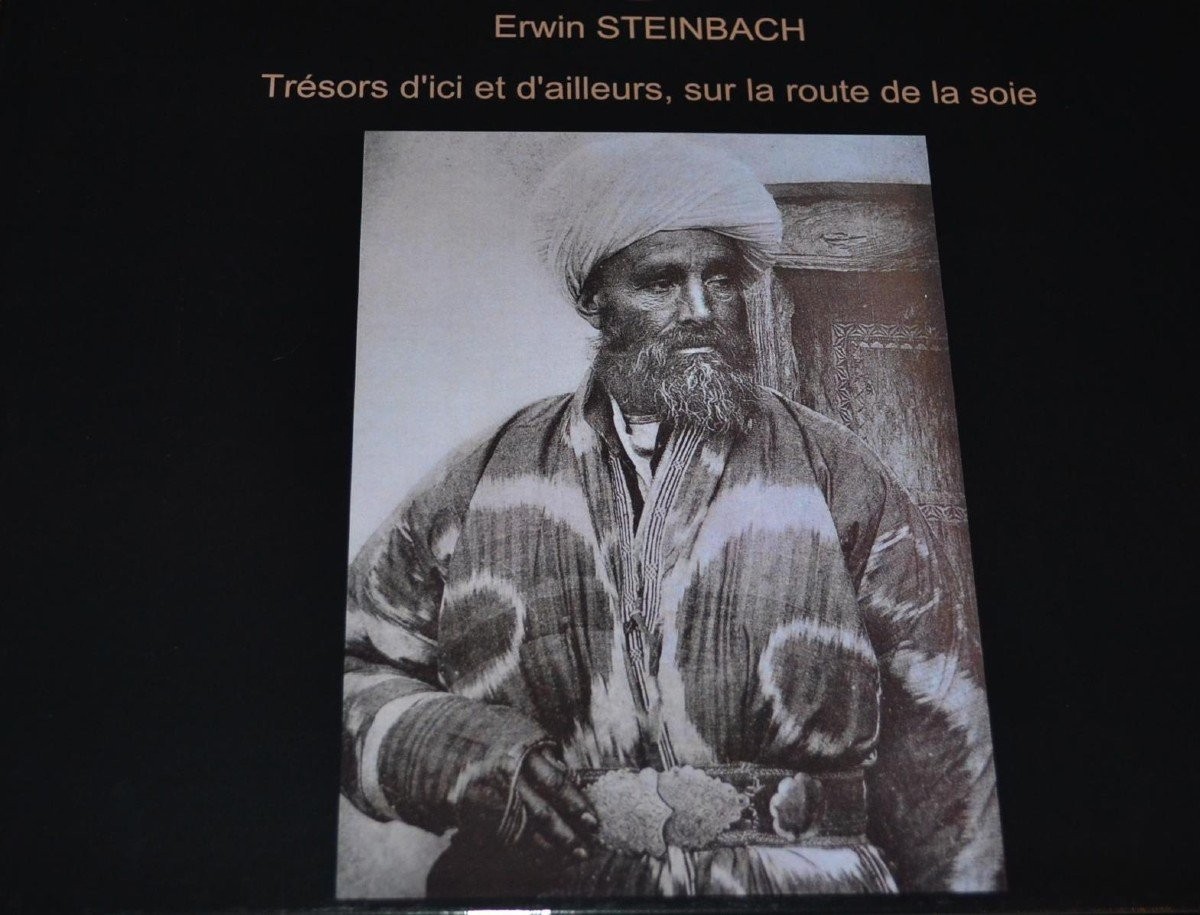 Tapis Merkan ancien, 105 x 167 cm, laine sur laine nouée main Asie centrale, milieu du XIXème-photo-8