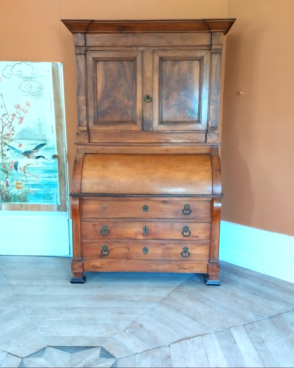Deux fauteuils et une banquette de  style Louis XVI , fin du XIXème,  Début du XXème siècle-photo-7
