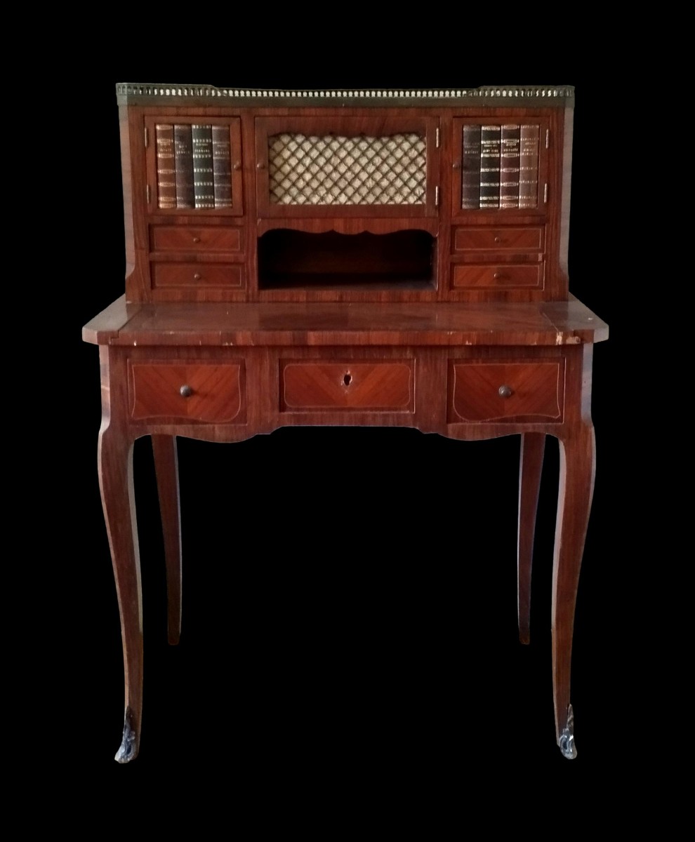 Notable In The Office, Important Canvas & Frame From The End Of The 19th Century, Very Good General Condition-photo-8