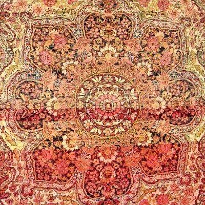 Kirman Carpet Circa 1880, 136 X 179 Cm, Hand-knotted Wool In Persia, Iran, Kajar Dynasty-photo-7