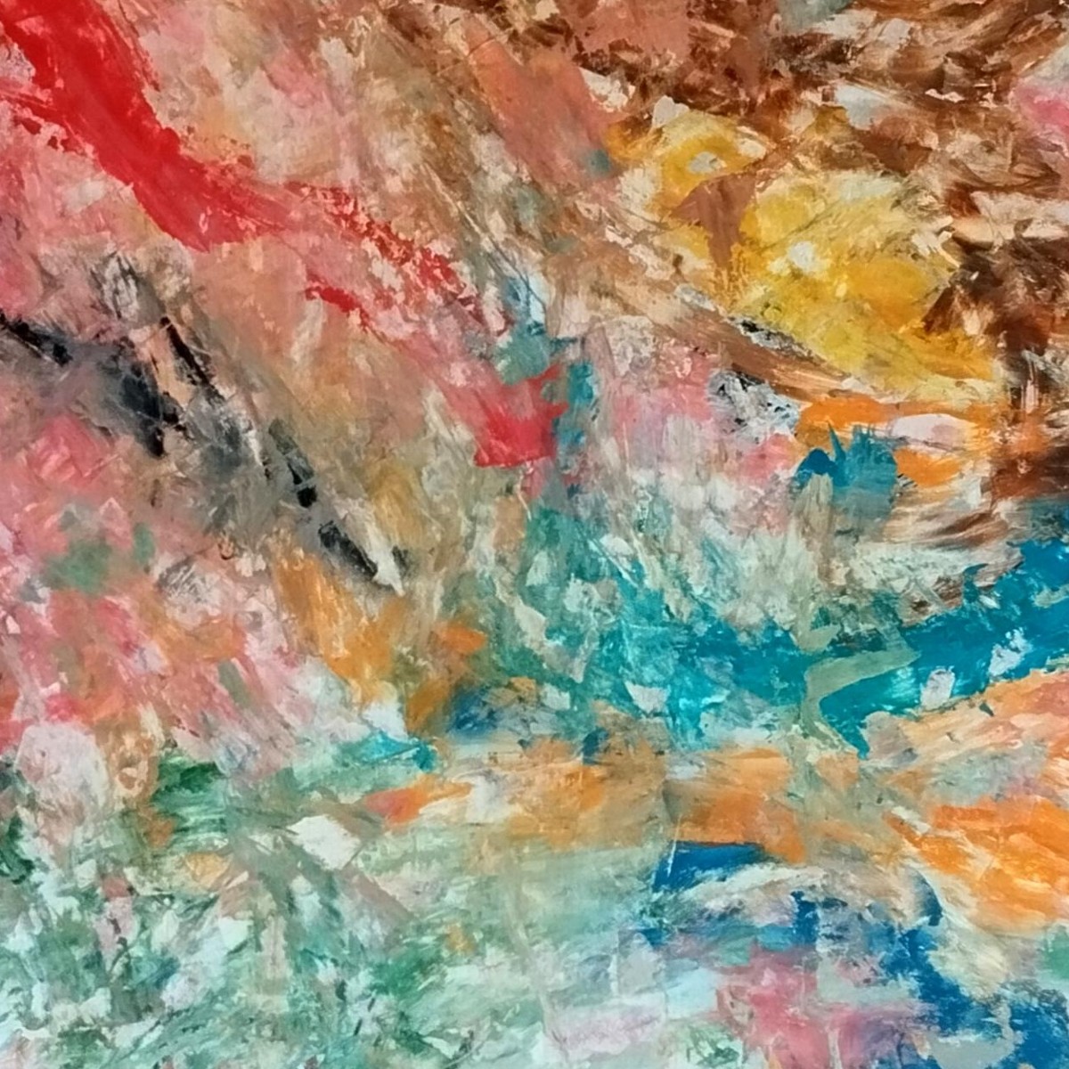 Erwin STEINBACH (1964) "Racinaire" 100 x 100 cm, 2023, technique mixte-photo-2