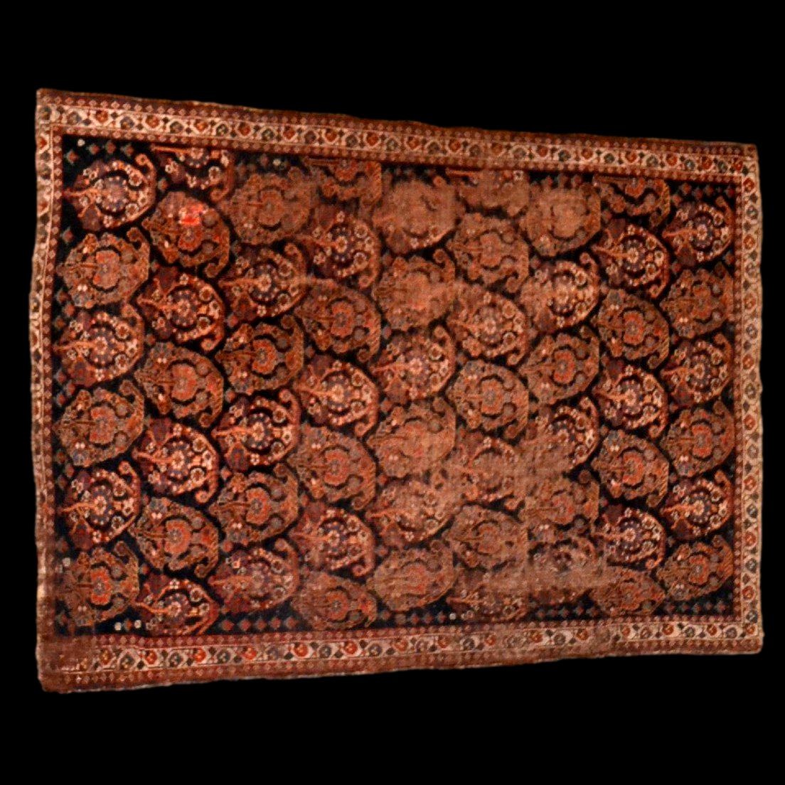 Afshar Rug, 134 X 176 Cm, Hand-knotted During The Qajar Dynasty, Iran, Persia, 19th Century-photo-2