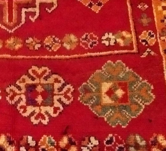 Oulad Bousbaa Rug From Chennana, 148 X 393 Cm, Hand-knotted Wool On Wool, Morocco Before 1950-photo-6