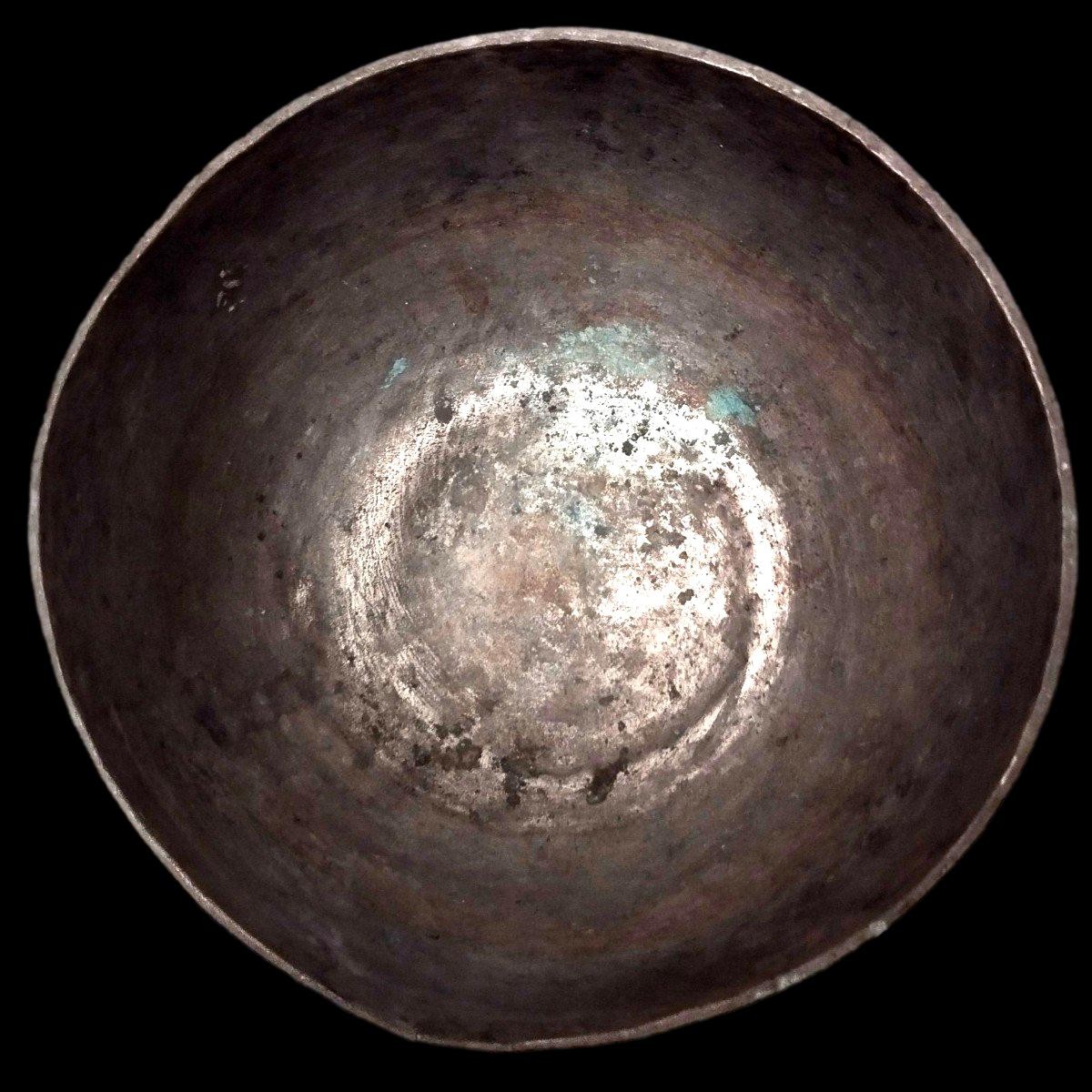 Basin, Tâs, Calligraphy, Tinned Copper Bowl, Afghanistan, Second Half Of The 19th Century-photo-4