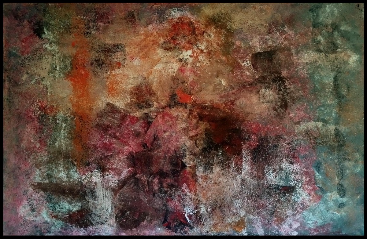 Wall Tapestry, Silk And Wool, 100 X 60 Cm, Circa 1970, Excellent Condition-photo-5