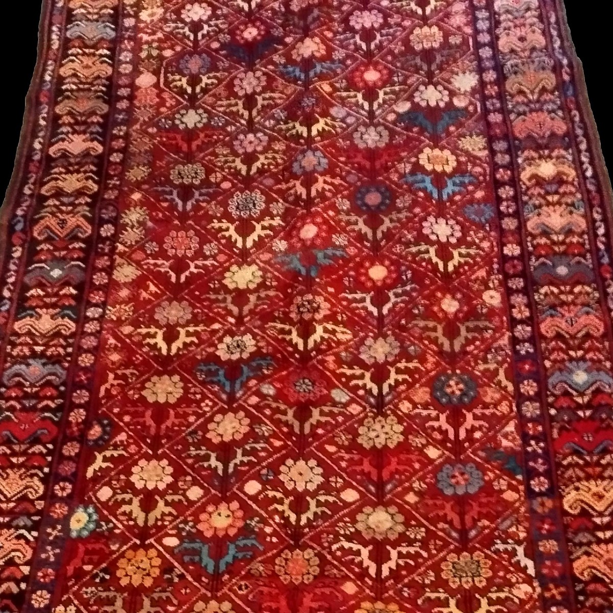 Gallery Rug, Caucasus, 135 X 338 Cm, Hand-knotted Wool, Dated 1891, Signed, -photo-5