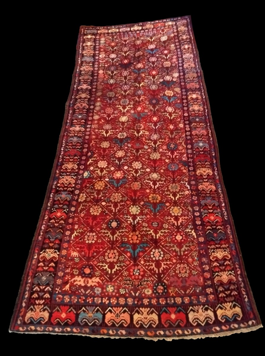 Gallery Rug, Caucasus, 135 X 338 Cm, Hand-knotted Wool, Dated 1891, Signed, -photo-6