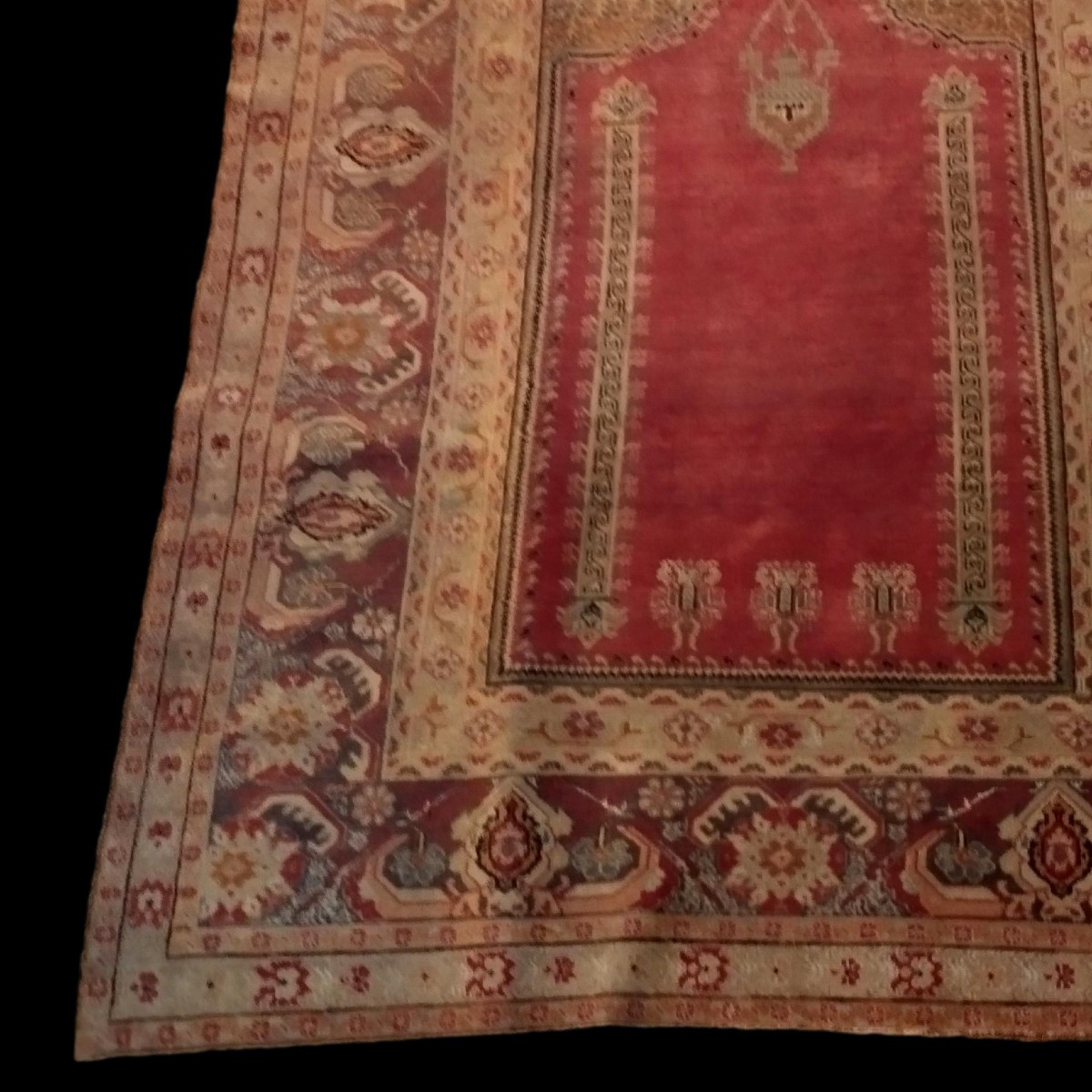 Kayseri Rug, 143 Cm X 207 Cm, Wool & Silk Hand Knotted In Türkiye, 1920-30 In Very Good Condition-photo-1