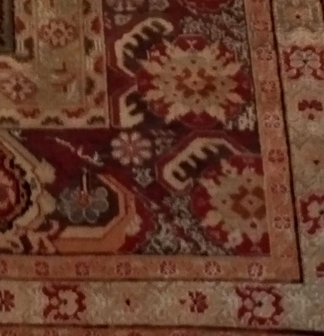Kayseri Rug, 143 Cm X 207 Cm, Wool & Silk Hand Knotted In Türkiye, 1920-30 In Very Good Condition-photo-4