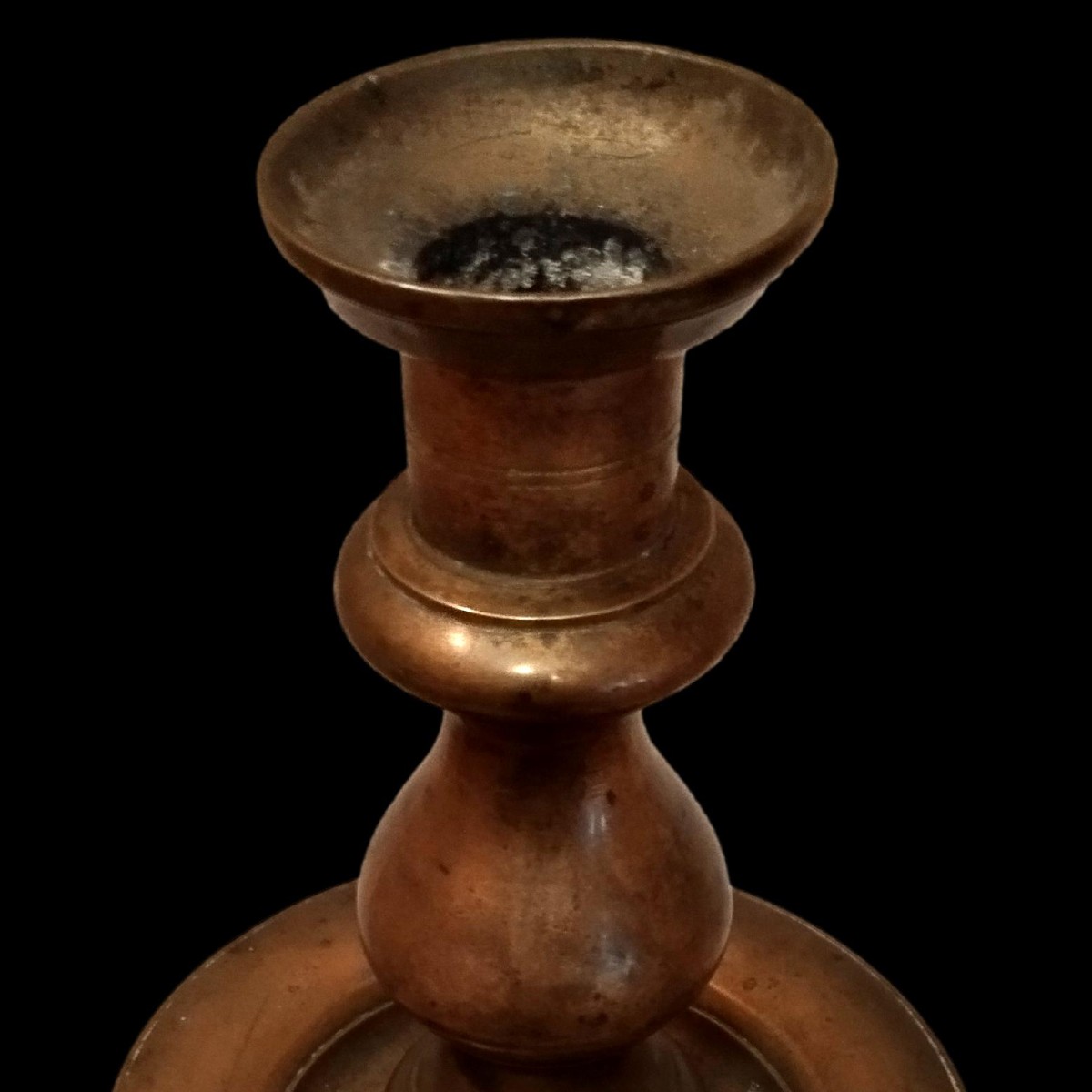 Ottoman Candlestick, Bronze, Height 49 Cm, Türkiye, 19th Century, Ottoman Empire-photo-1