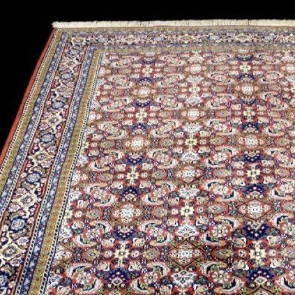 Tabriz Rug, 195 X 258 Cm, Khoy Type, Hand-knotted In Wool Circa 1980, In Very Good Condition-photo-3