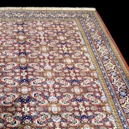 Tabriz Rug, 195 X 258 Cm, Khoy Type, Hand-knotted In Wool Circa 1980, In Very Good Condition-photo-4