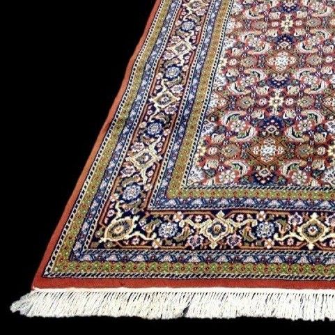 Tabriz Rug, 195 X 258 Cm, Khoy Type, Hand-knotted In Wool Circa 1980, In Very Good Condition-photo-5