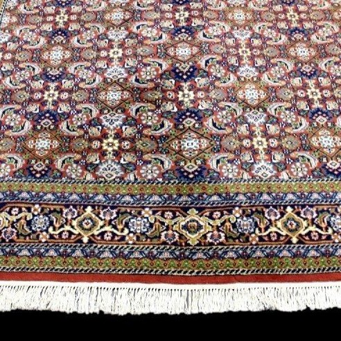 Tabriz Rug, 195 X 258 Cm, Khoy Type, Hand-knotted In Wool Circa 1980, In Very Good Condition-photo-6