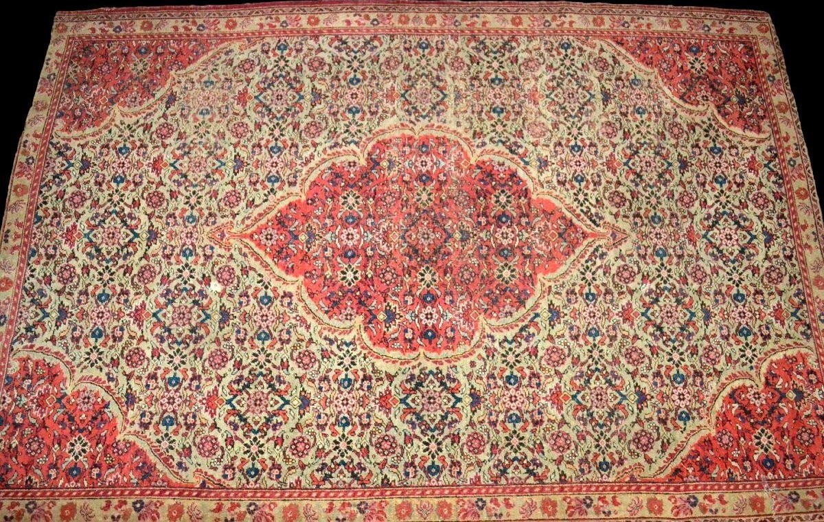 Tapis Khorassan Kain, 116 x 168 cm, laine nouée main, Kadjar, Perse, Iran, fin XVIIIème, musée-photo-3