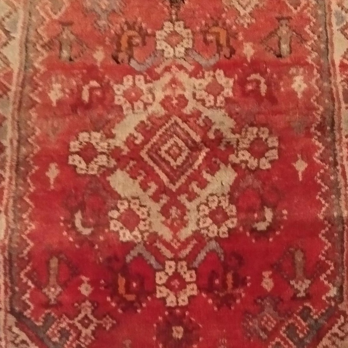 Tapis Kiz ancien, Kirsehir ?, Anatolie, 107 x 160 cm, laine sur laine, bel artefact du XIXème s-photo-5