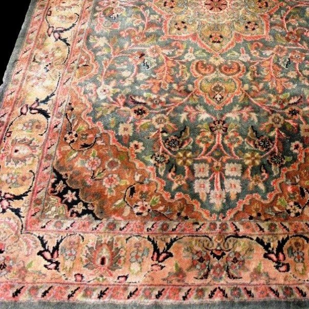 Sarouk Kanchipur Rug, 113 X 182 Cm, Hand-knotted Wool Circa 1980 In Very Good Condition-photo-2