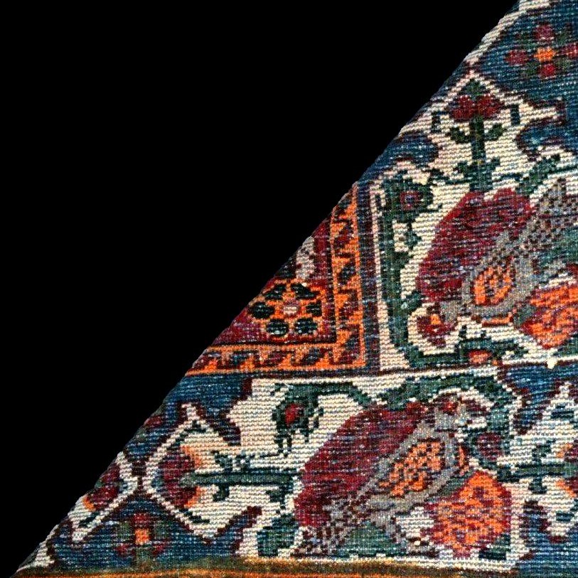 Afshar Peacock Rug, 132 X 198 Cm, Hand-knotted Wool In Iran Circa 1920-1930, Very Good Condition-photo-7