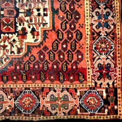 Tapis Afshar, 120 x155 cm, laine nouée main, Deh-shotoran, Iran, fin XIX ème début XXème siècle-photo-4