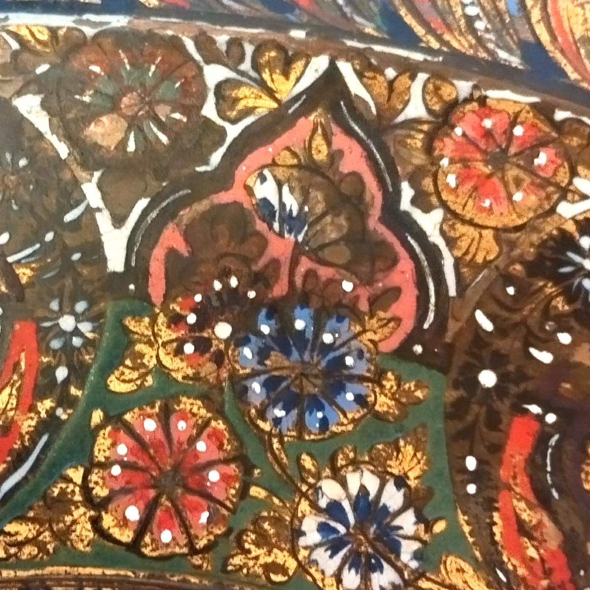 Turkish Delight Tray, Hand-enameled Brass, Ottoman Empire, Late 18th To Early 19th Century, Türkiye-photo-6