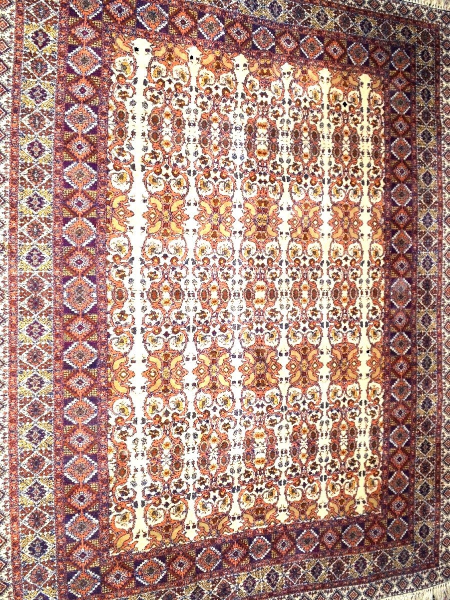 Tapis Marrakech, 255 cm x 355 cm, laine nouée main vers 1980 , grand passage, parfait état-photo-1