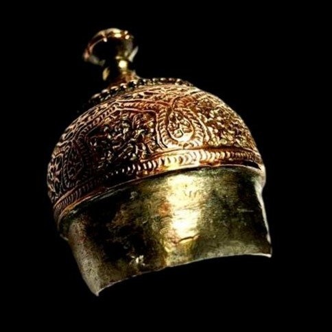 Paire de vases couverts en cuivre, Ht 35,5 cm, début XXème siècle, 1900-1920, en très bon état-photo-4