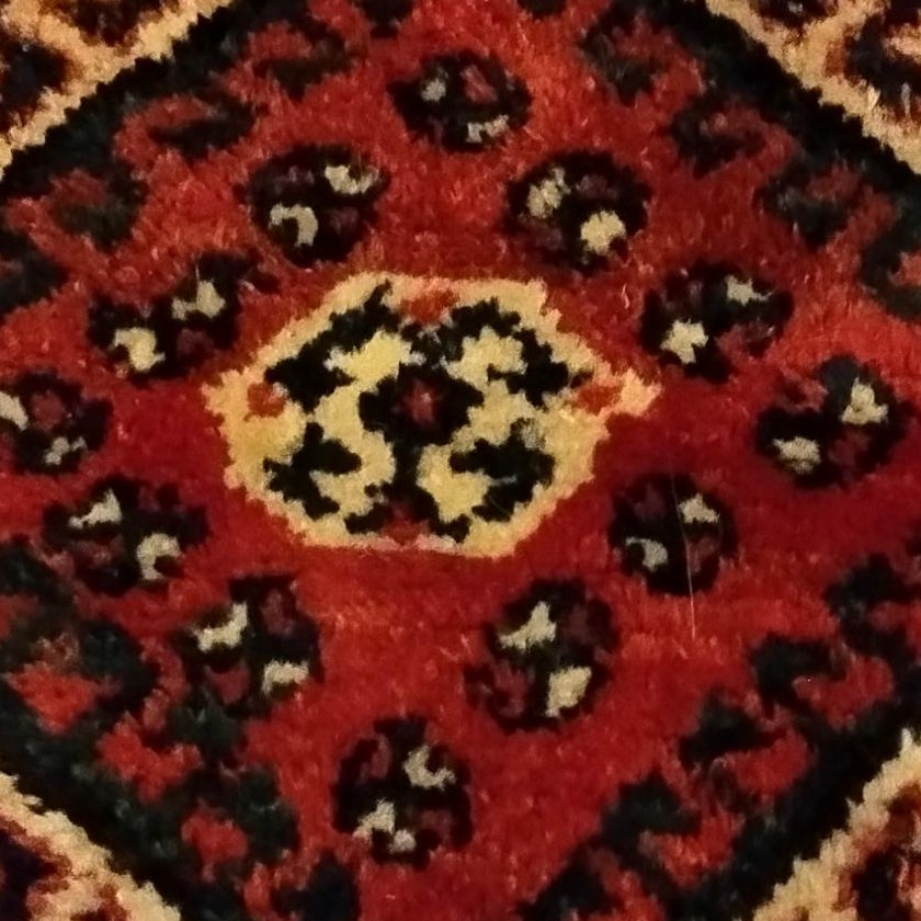 Gashgaïs Rug, 47 X 54 Cm, Wool On Wool, Hand-knotted Before 1950 In Iran-photo-3