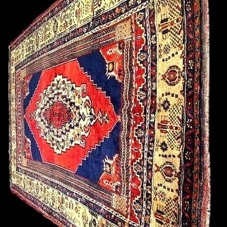 Kutaya Rug, 150 X 225 Cm, Hand-knotted Wool On Wool, Anatolia, Türkiye, Circa 1970-photo-4
