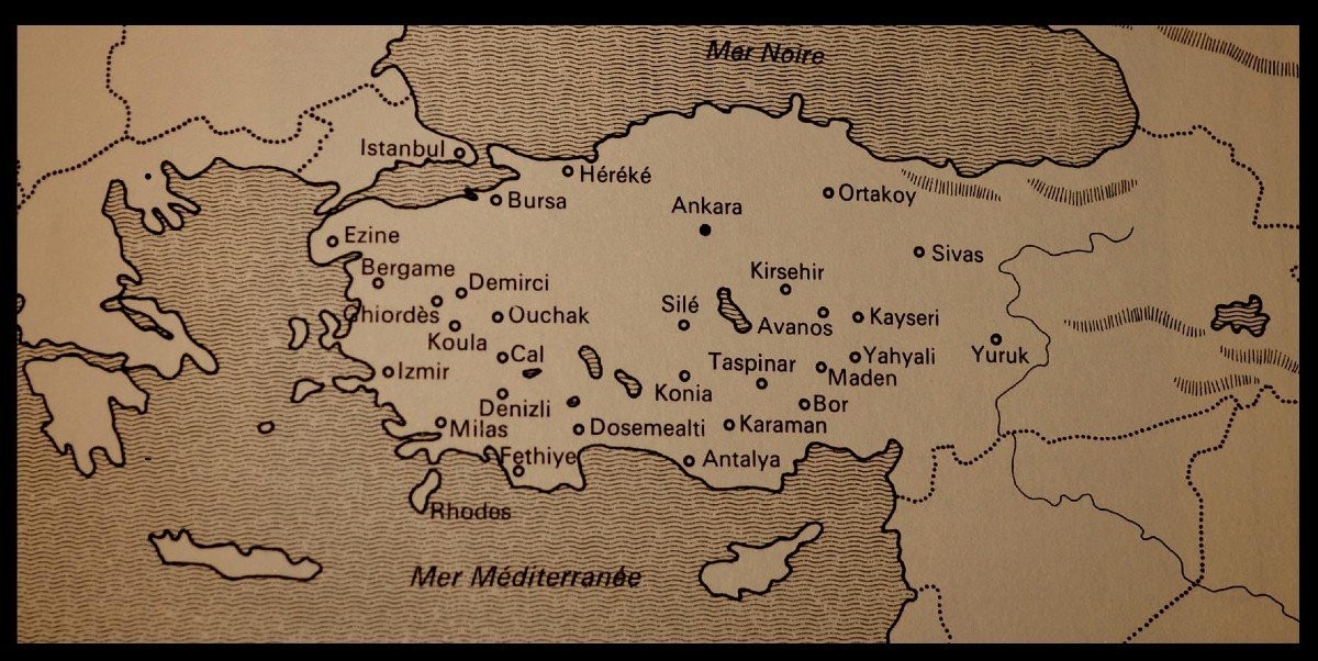 Kutaya Rug, 150 X 225 Cm, Hand-knotted Wool On Wool, Anatolia, Türkiye, Circa 1970-photo-6