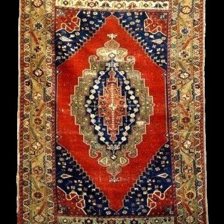 Kutaya Rug, 150 X 225 Cm, Hand-knotted Wool On Wool, Anatolia, Türkiye, Circa 1970-photo-7