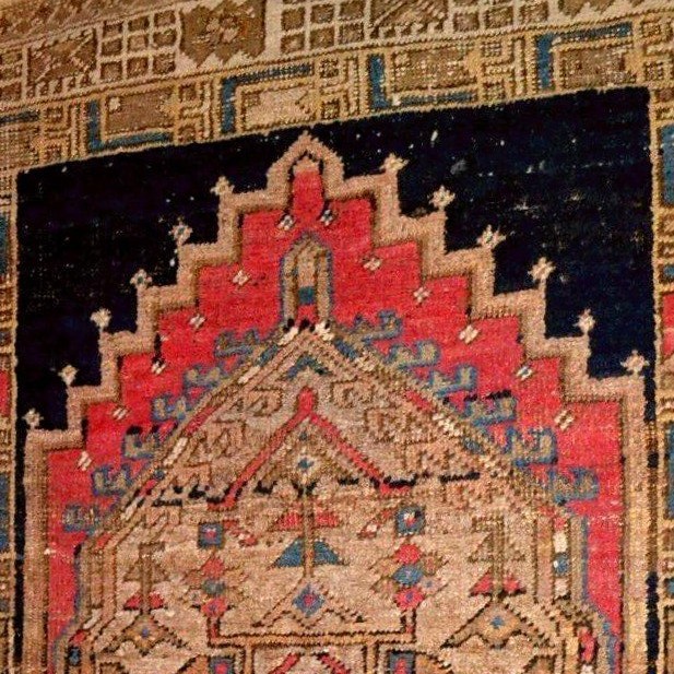 Tapis Sarab dit "loafers" 103 x 455 cm, galerie, laine nouée main, Iran, fin XIXème début XXème-photo-2