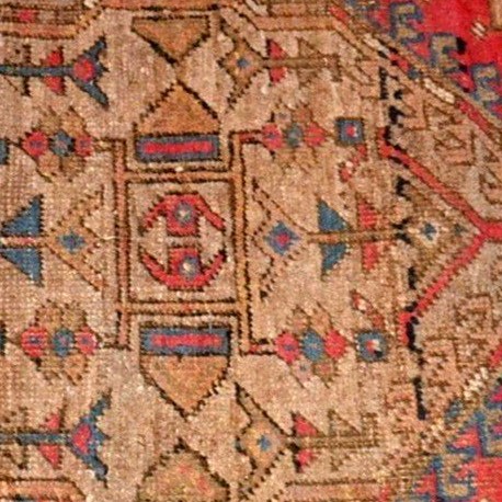 Tapis Sarab dit "loafers" 103 x 455 cm, galerie, laine nouée main, Iran, fin XIXème début XXème-photo-4