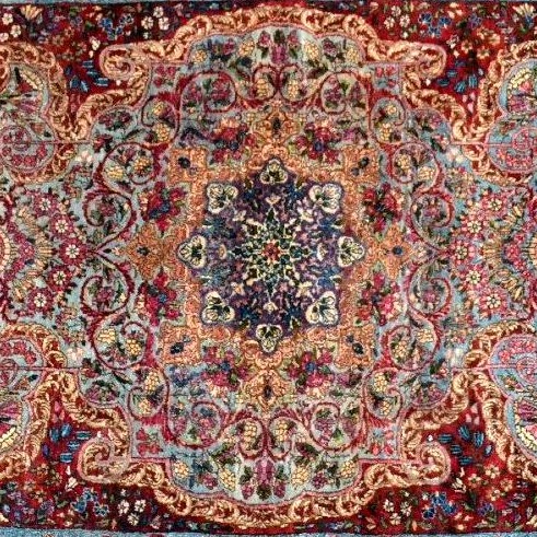 Kirman Raver Rug, 1880, Qajar Dynasty, Iran, 122 X 195 Cm, Hand-knotted Wool, Collection-photo-7