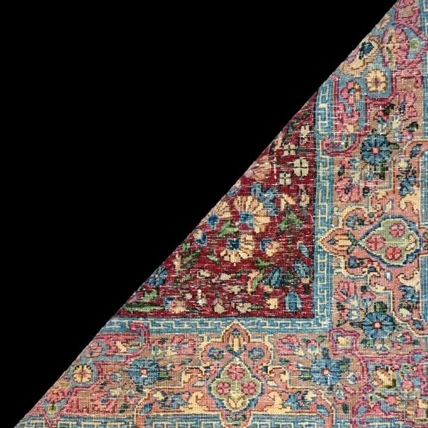 Kirman Raver Rug, 1880, Qajar Dynasty, Iran, 122 X 195 Cm, Hand-knotted Wool, Collection-photo-8