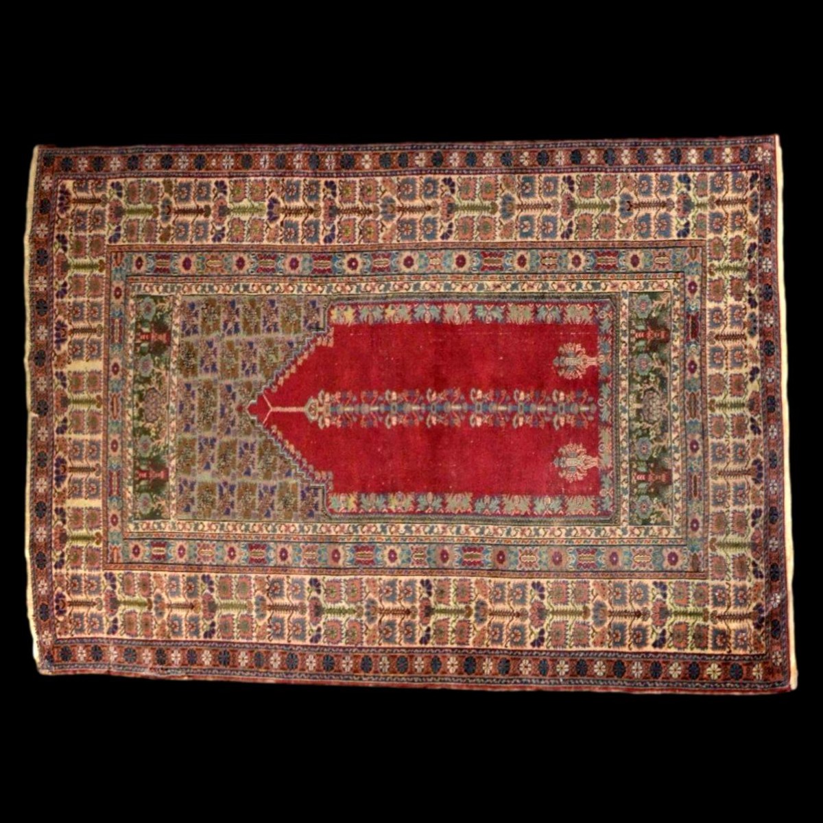 Tapis Koula, 127 x 186 cm, laine nouée main, Anatolie centrale, Turquie vers 1920 - 1930-photo-2